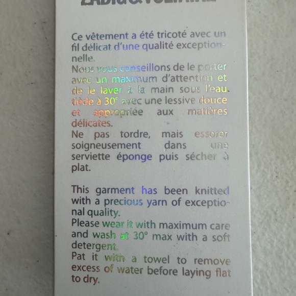 Zadig & Voltaire Merino Wool Beaded Skull Tank NWT - Picture 6 of 6